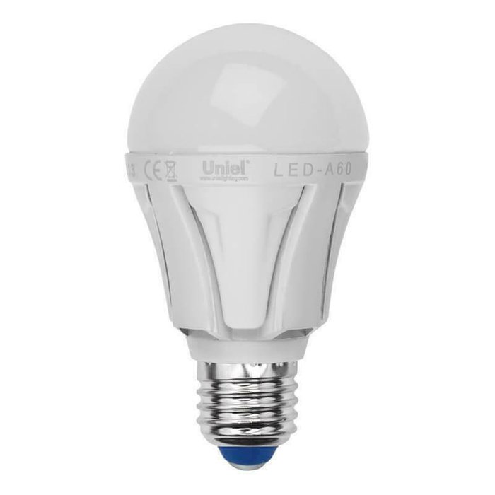 Лампа светодиодная Uniel E27 10W 3000K матовая LED-A60 10W/WW/E27/FR PLP01WH Набор из 5штук UL-00008087 - купить Лампочки по цене 847.0