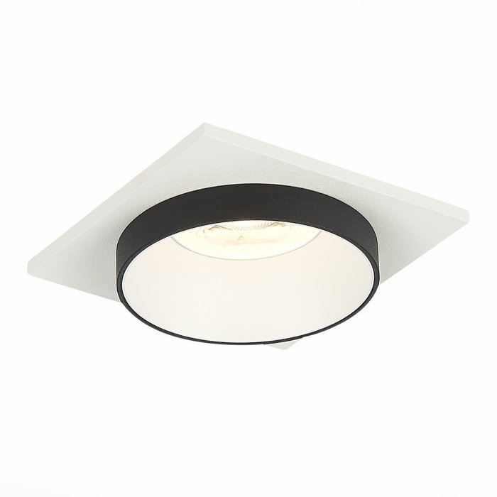Встраиваемый светильник Chomia бело-черного цвета - лучшие Встраиваемые споты в INMYROOM