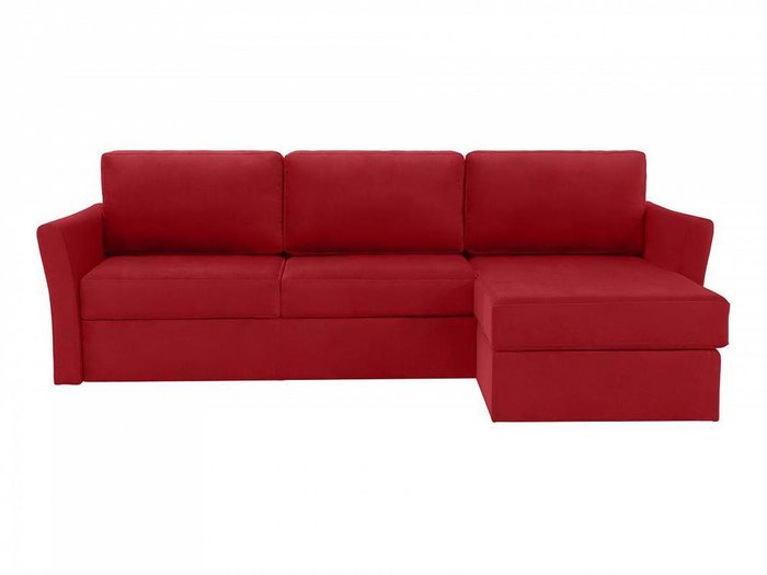 Угловой диван Peterhof красного цвета 