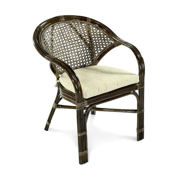 Кресло Java темно-коричневого цвета