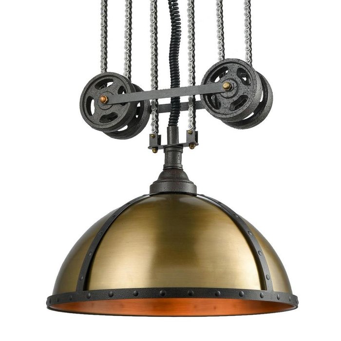 Подвеcной светильник с плафоном бронзового цвета - лучшие Подвесные светильники в INMYROOM
