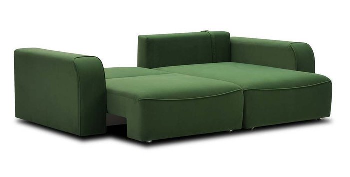 Диван-кровать угловой Тулон зеленого цвета - лучшие Угловые диваны в INMYROOM
