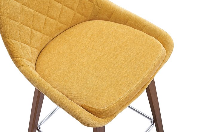 Стул полубарный Joan желтого цвета - лучшие Барные стулья в INMYROOM