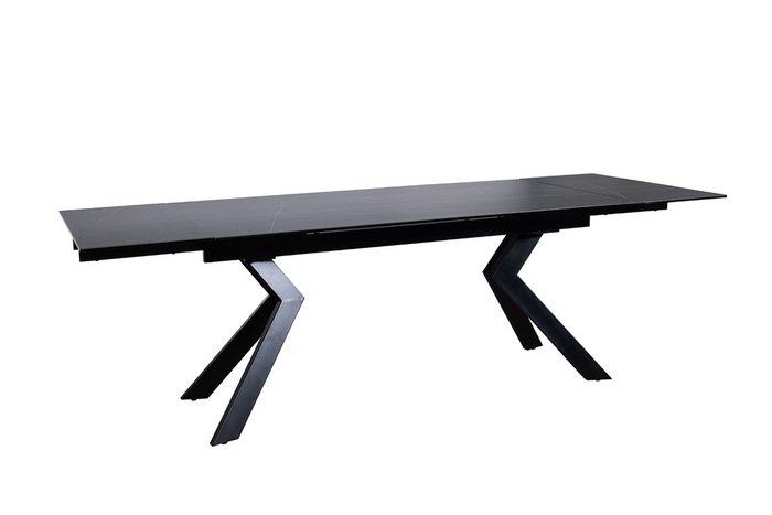 Обеденный раскладной стол черного цвета - купить Обеденные столы по цене 95040.0