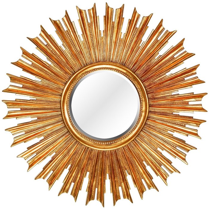 Настенное Зеркало-солнце Sunny Gold  