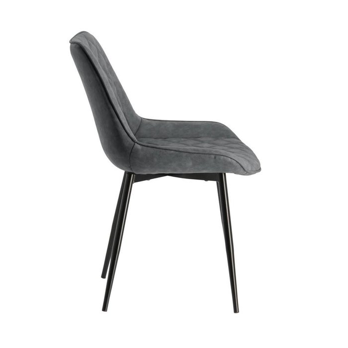 Стул Affair metal black PU graphite цвета графит - купить Обеденные стулья по цене 21990.0