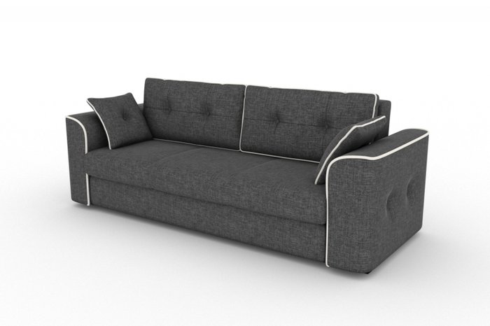 Прямой диван-кровать Narvik серого цвета