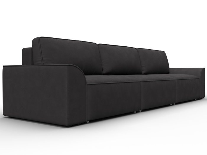 Диван-кровать Лига-048 Лонг темно-коричневого цвета (замша) - лучшие Прямые диваны в INMYROOM Диван-кровать Лига-048 Лонг темно-коричневого цвета (замша) - лучшие Прямые диваны в INMYROOM