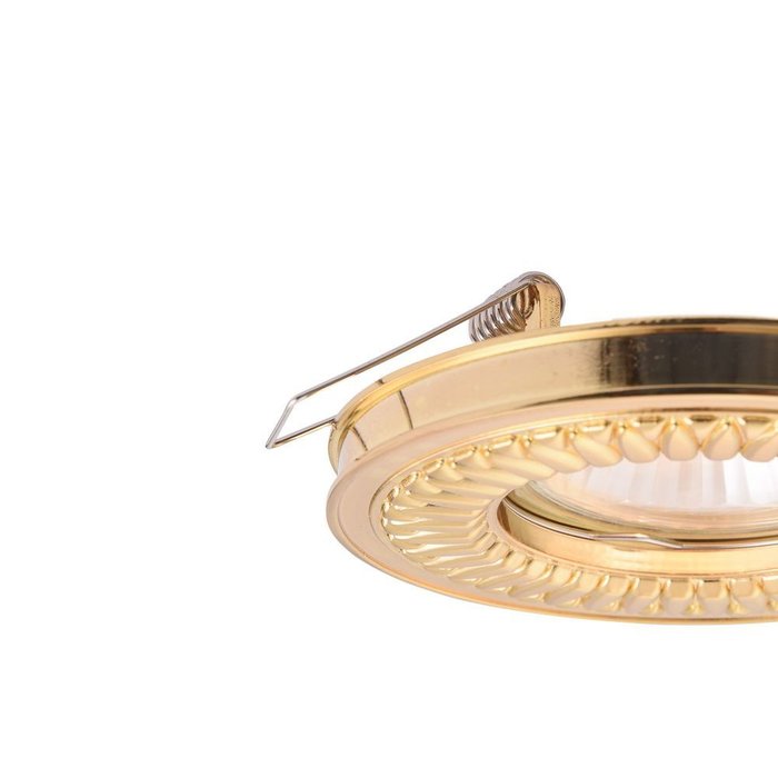 Встраиваемый светильник Metal Classic золотого цвета - лучшие Встраиваемые споты в INMYROOM