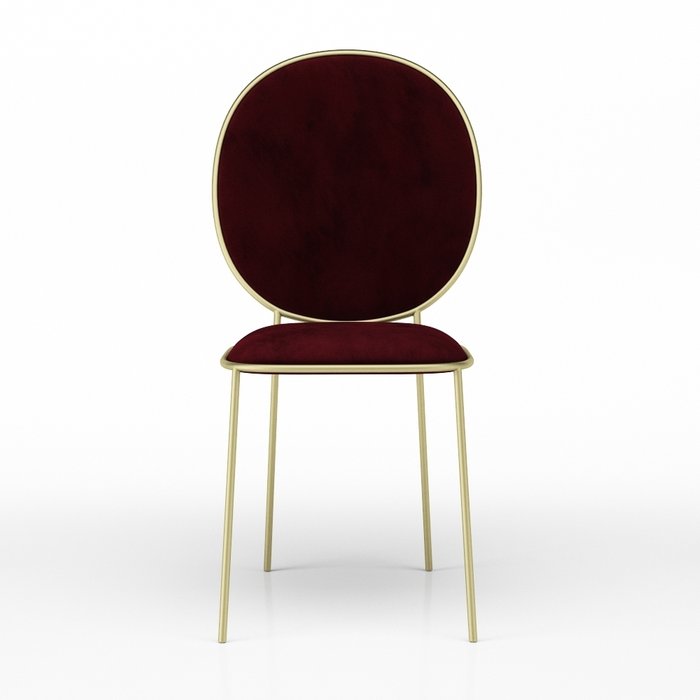 Стул Stay бордового цвета - купить Обеденные стулья по цене 24500.0
