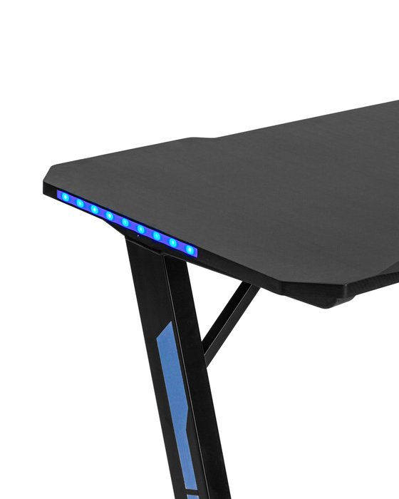 Стол компьютерный игровой TopChairs Arena LED черного цвета - купить Письменные столы по цене 9890.0