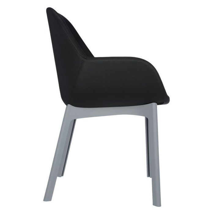 Стул Clap серо-черного цвета - лучшие Обеденные стулья в INMYROOM