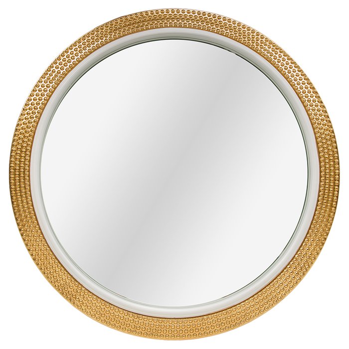Настенное зеркало Ассоль в раме золотого цвета 