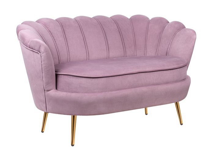 Диван Pearl розового цвета - купить Прямые диваны по цене 47700.0