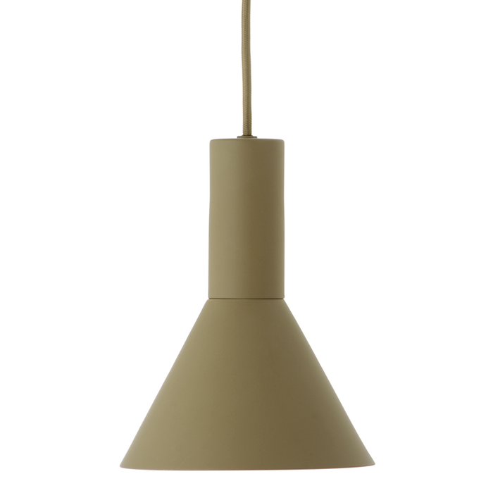 Подвесная лампа Lyss оливкового цвета