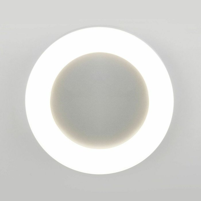 Настенный светодиодный светильник Rim белого цвета - купить Настенные уличные светильники по цене 2240.0