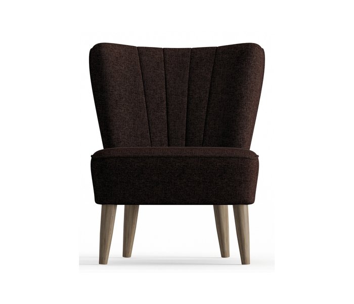 Кресло Пальмира темно-коричневого цвета - купить Интерьерные кресла по цене 16490.0