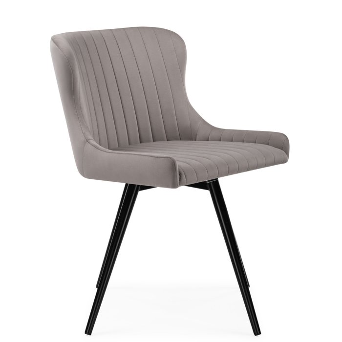 Стул Хабри серого цвета - лучшие Обеденные стулья в INMYROOM