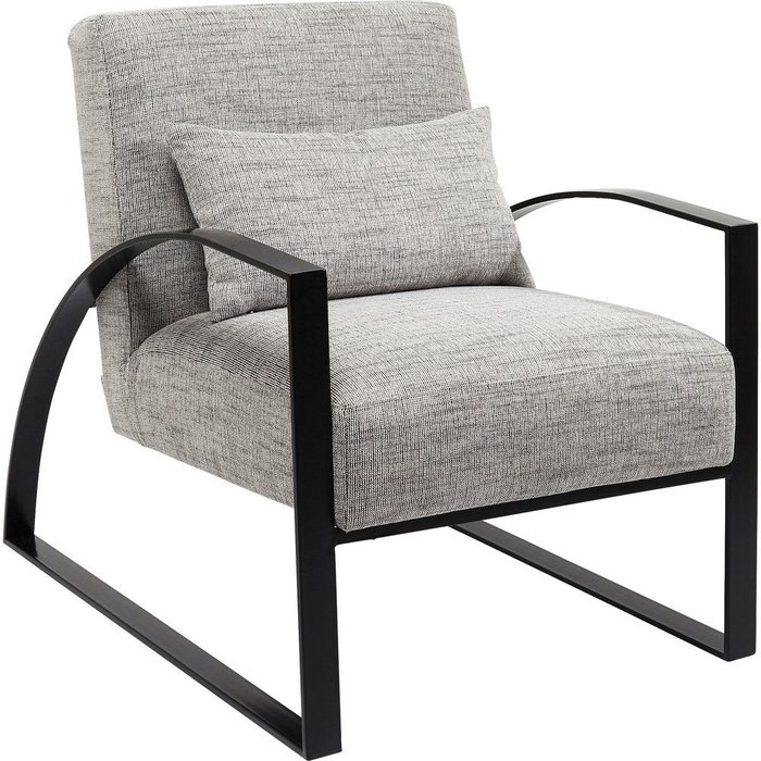 Кресло Session серого цвета - купить Интерьерные кресла по цене 152880.0