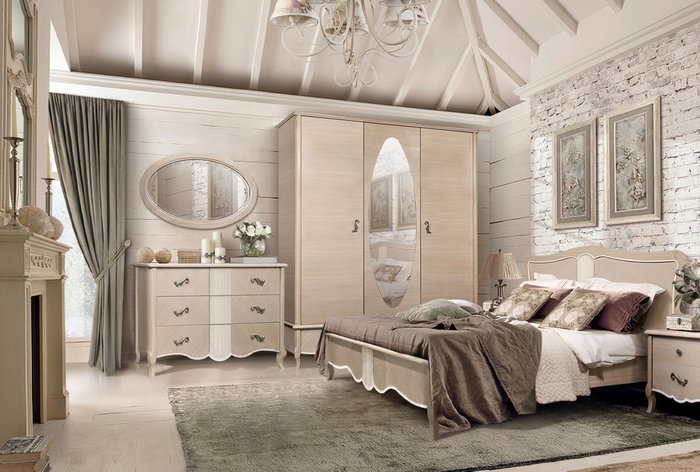 Кровать Katrin 180x200 бежевого цвета - лучшие Кровати для спальни в INMYROOM