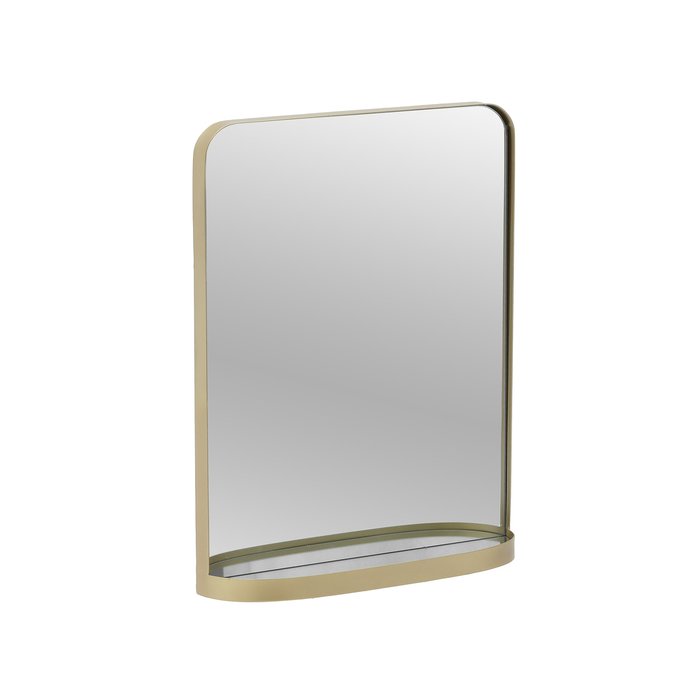 Настенное зеркало 46х60 золотого цвета