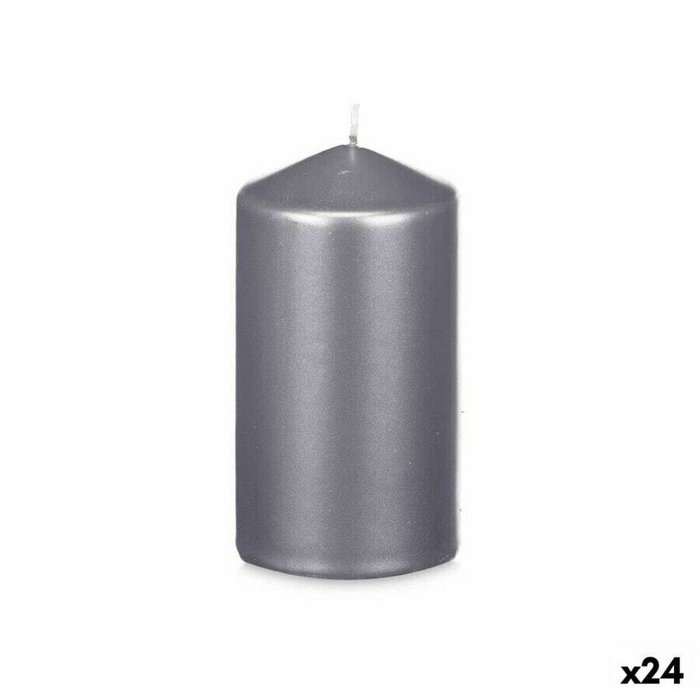 Декоративные свечиВуаль Acorde 92537 Серебристый 7 x 13 x 7 cm (24 штук)