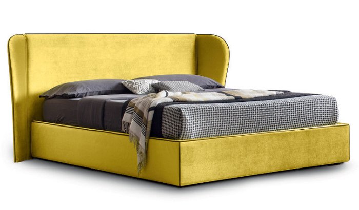 Кровать Paris желтого цвета