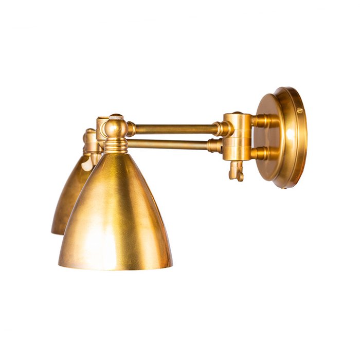 Бра настенное Congo Duo золотого цвета - купить Бра и настенные светильники по цене 17875.0