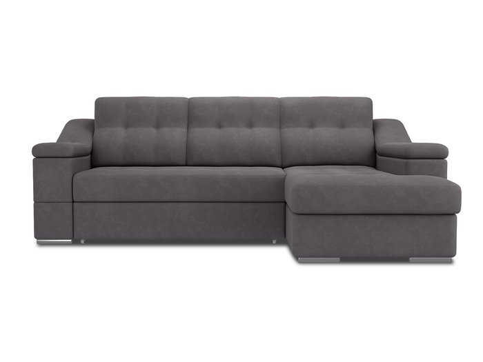 Угловой диван-кровать Liverpol темно-серого цвета