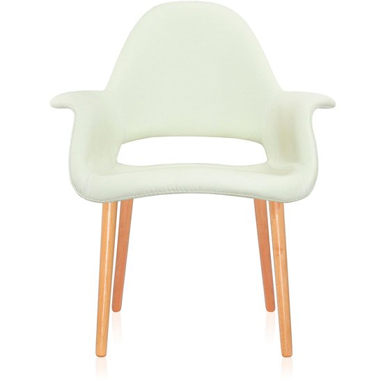 Кресло Organic кремового цвета - купить Обеденные стулья по цене 11990.0