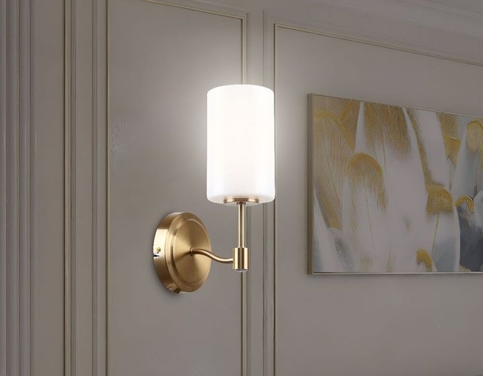 Бра Heigh Light LH56056 (стекло, цвет белый) - купить Бра и настенные светильники по цене 3590