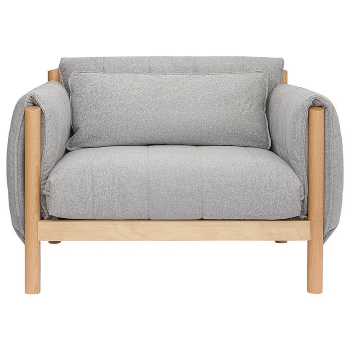 Лаунж-кресло Noak серого цвета - купить Интерьерные кресла по цене 81900