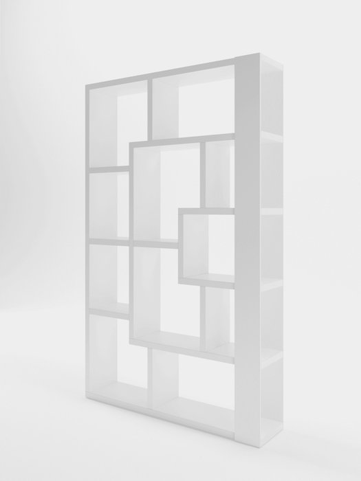 Стеллаж Twist белого цвета Стеллаж Twist белого цвета