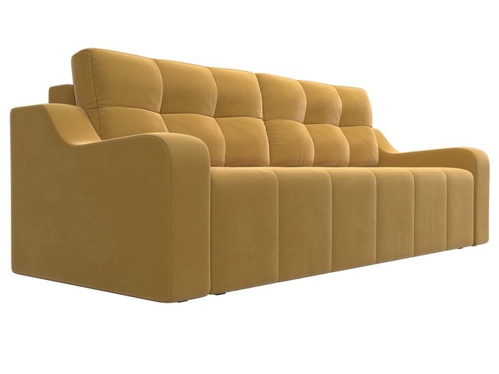 Прямой диван-кровать Итон желтого цвета - лучшие Прямые диваны в INMYROOM