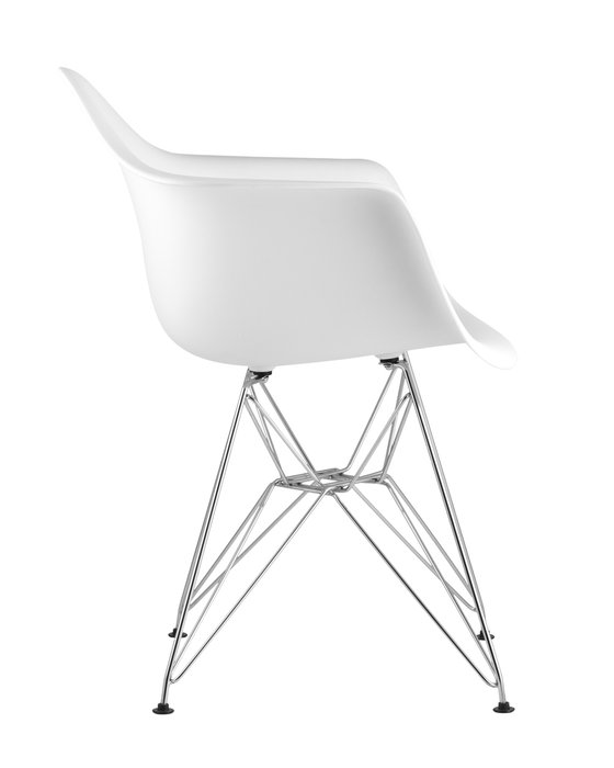 Стул с подколотниками белого цвета - купить Обеденные стулья по цене 12990.0