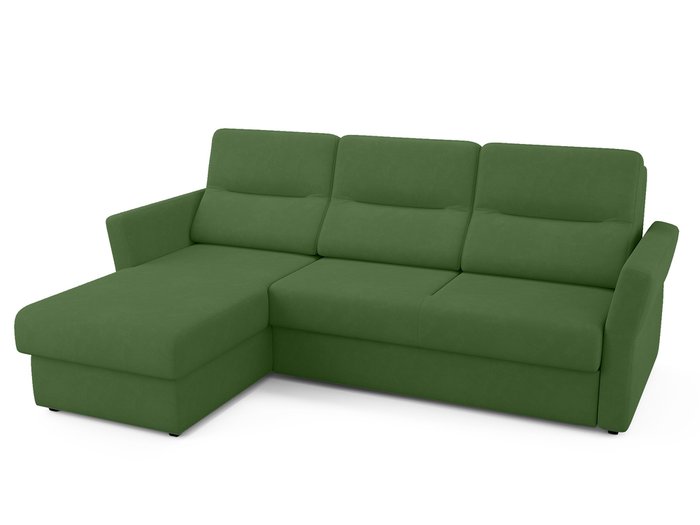 Угловой диван-кровать левый Sonny зеленого цвета  - купить Угловые диваны по цене 91800.0