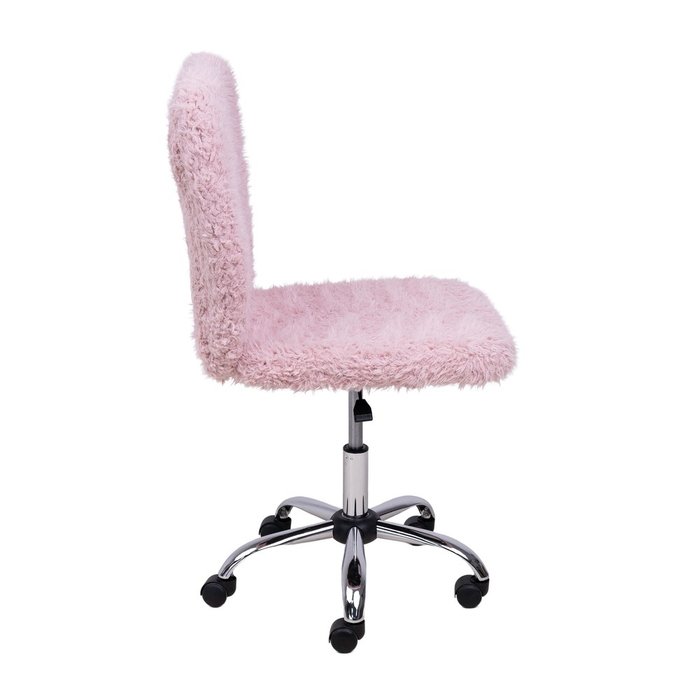 Кресло поворотное Fluffy нежно-розового цвета  - лучшие Офисные кресла в INMYROOM