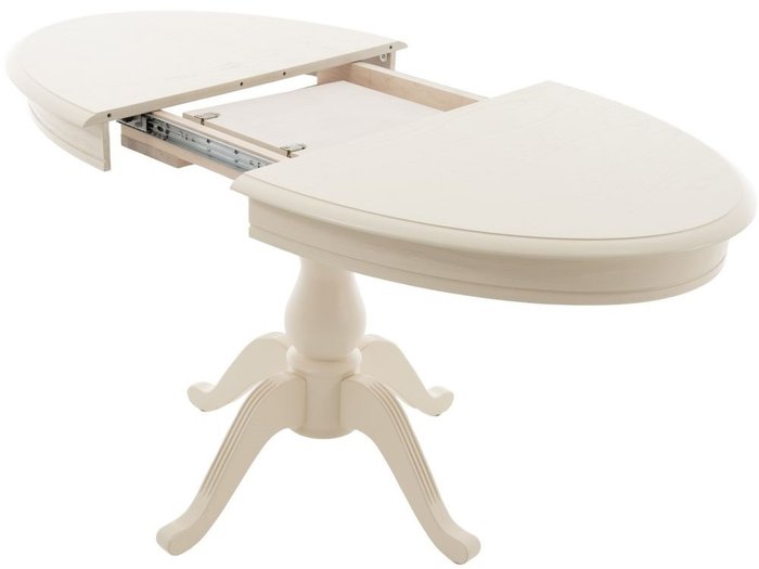 Стол раздвижной Фабрицио цвета слоновой кости - лучшие Обеденные столы в INMYROOM