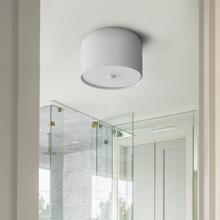 Потолочный светильник Cylinder белого цвета - лучшие Потолочные светильники в INMYROOM