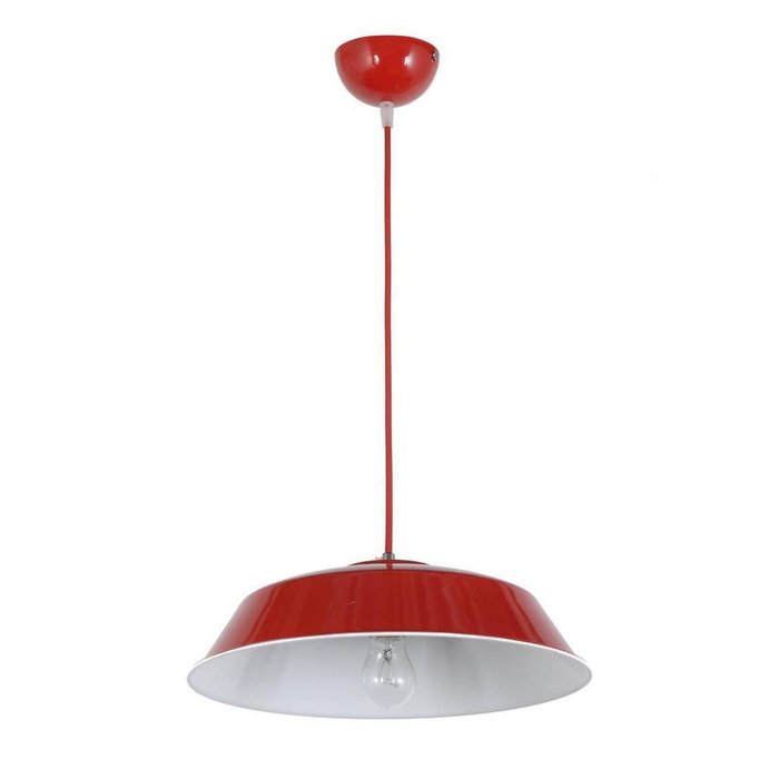 Подвесной светильник  Gelo красного цвета