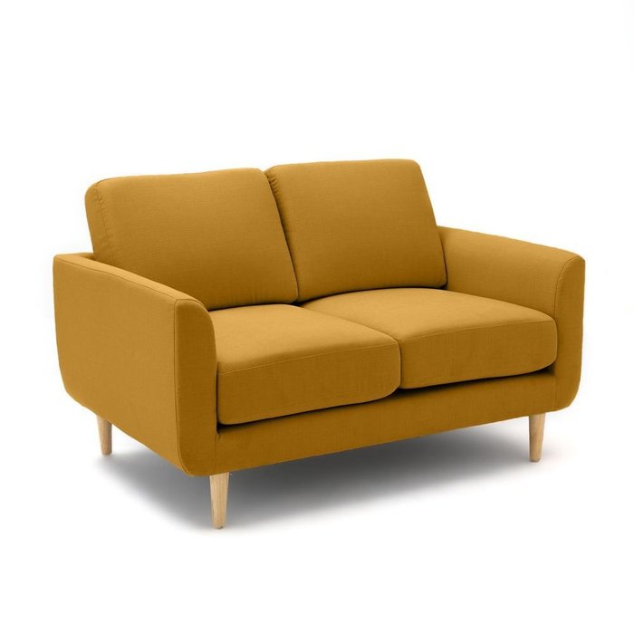 Диван Jimi желтого цвета - купить Прямые диваны по цене 36018.0