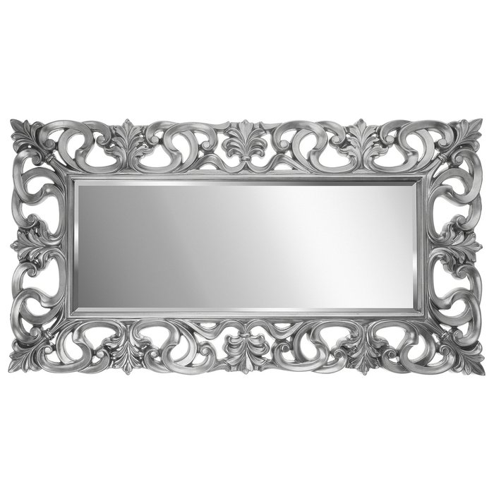 Зеркало настенное Фьюмичино серебряного цвета - купить Настенные зеркала по цене 18990.0