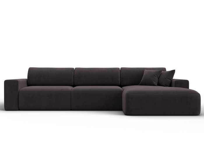 Угловой диван-кровать Лига 036 Классик Лонг коричневого цвета правый угол - купить Угловые диваны по цене 119990 Угловой диван-кровать Лига 036 Классик Лонг коричневого цвета правый угол - купить Угловые диваны по цене 119990