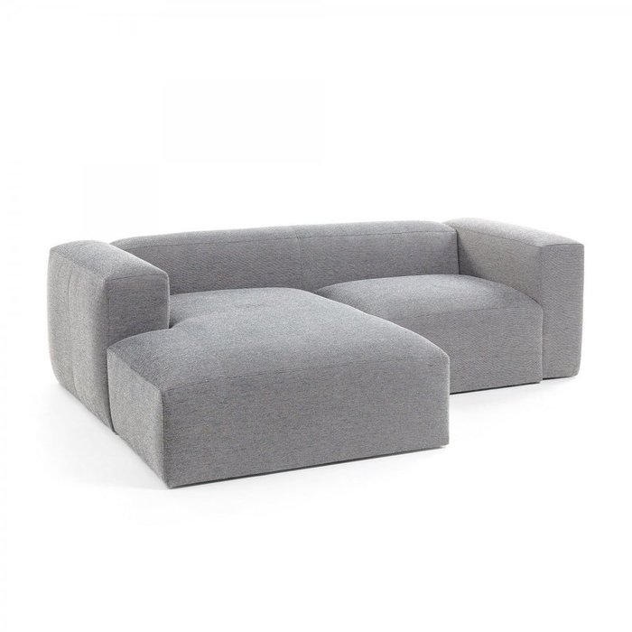 Угловой диван Blok светло-серого цвета - купить Угловые диваны по цене 215990.0