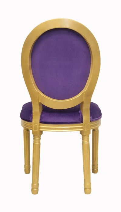 Стул Volker Violet Gold с мягкой обивкой - лучшие Обеденные стулья в INMYROOM Стул Volker Violet Gold с мягкой обивкой - лучшие Обеденные стулья в INMYROOM