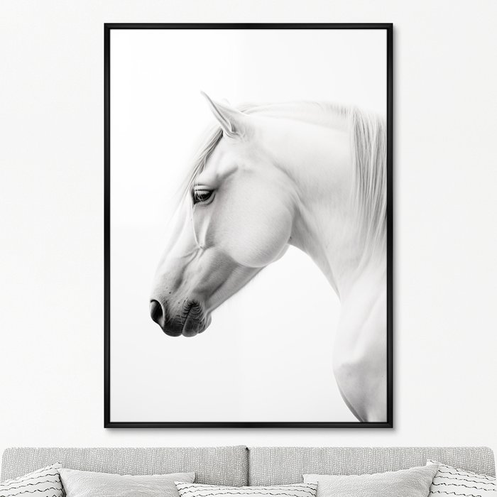 Репродукция картины на холсте Grace of the horses, No 2, 2024г. - купить Картины по цене 24999.0