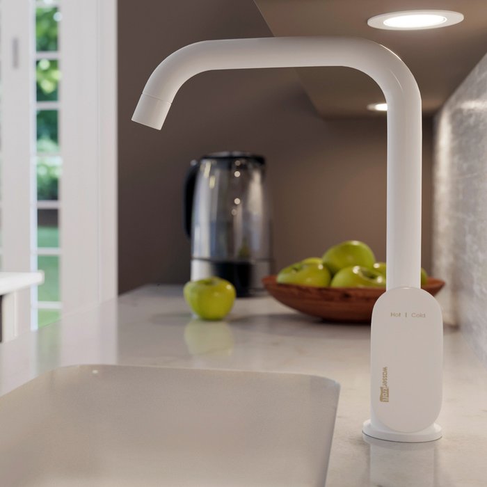 Смеситель для кухни WasserKRAFT Миндель 8507 белого цвета - купить Смесители для кухни по цене 12714 Смеситель для кухни WasserKRAFT Миндель 8507 белого цвета - купить Смесители для кухни по цене 12714
