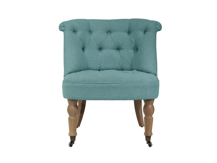 Кресло Visconte с колёсиками мятного цвета - купить Интерьерные кресла по цене 16900.0