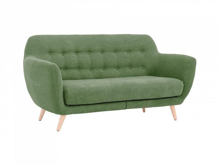 Диван двухместный Loa зеленого цвета - купить Прямые диваны по цене 60930.0