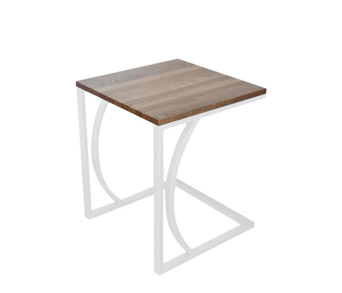 Кофейный стол Честер бело-коричневого цвета - купить Кофейные столики по цене 8990.0